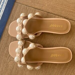 BAMBOO Pearl Slide Sandal 6
